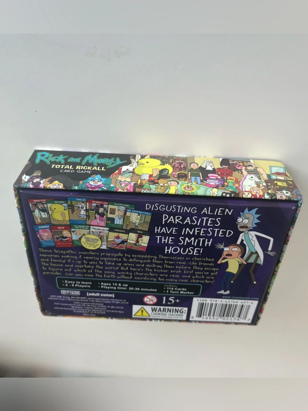 Rick and Morty Anatomy Park Total Rickall and Munchkin Card & Board Games